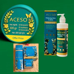 Aceso whitening body lotion, night cream And  body cream