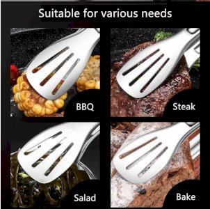 Stainless Steel Food Tongs Clip 