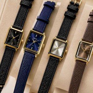 Hot Sale Fashion Leather Strap Style Quartz  Men Watches Top Brand 